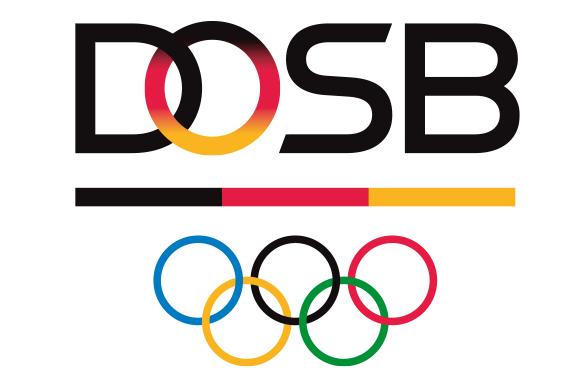 Mitglied im DOSB Logo auf weißem Hintergrund