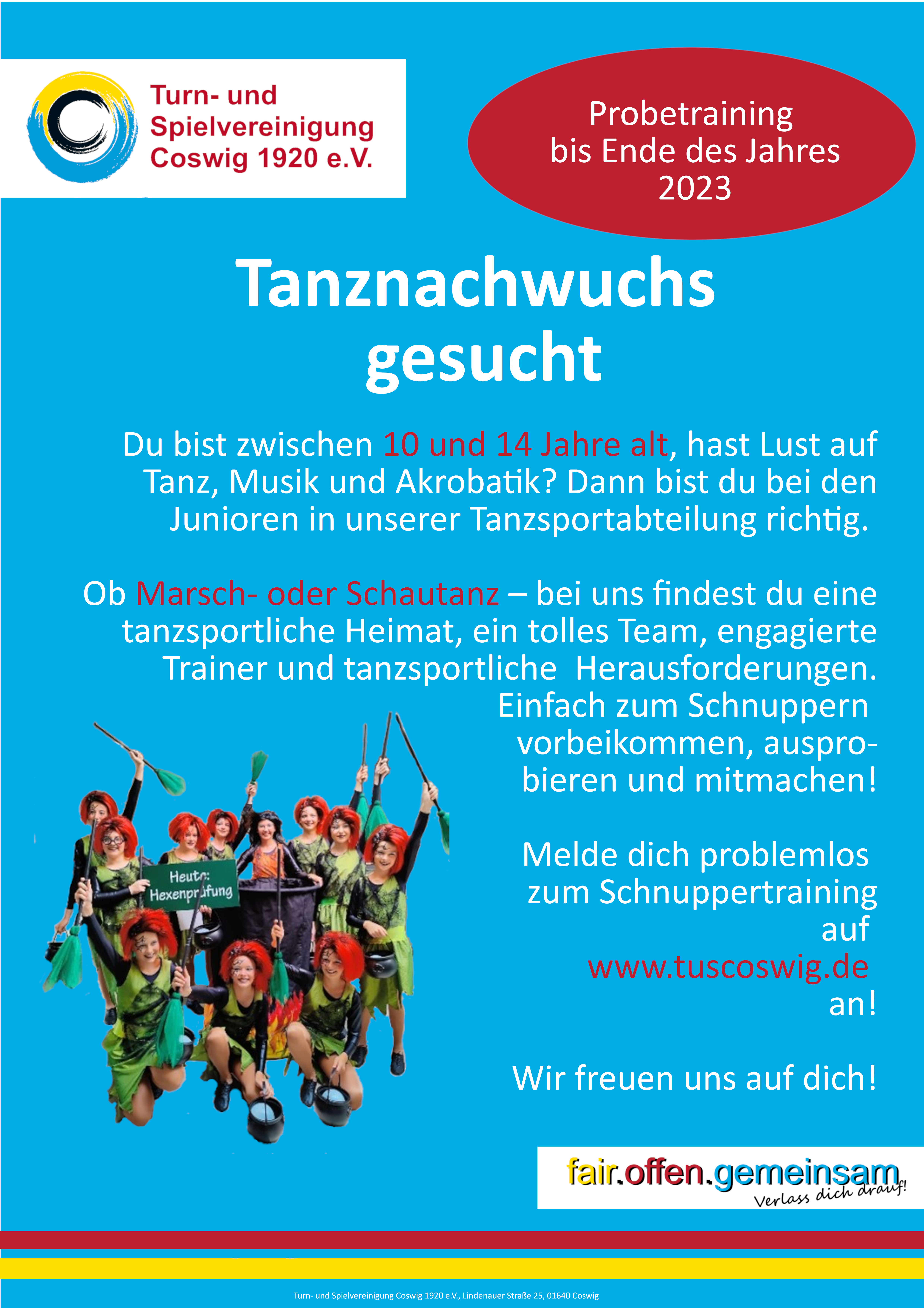 WIR SUCHEN GENAU DICH!