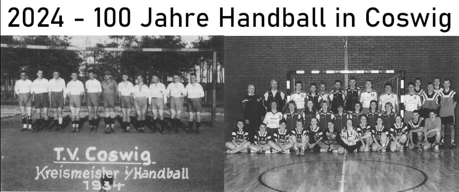 1924 bis 2024  –  100 Jahre Handball in Coswig